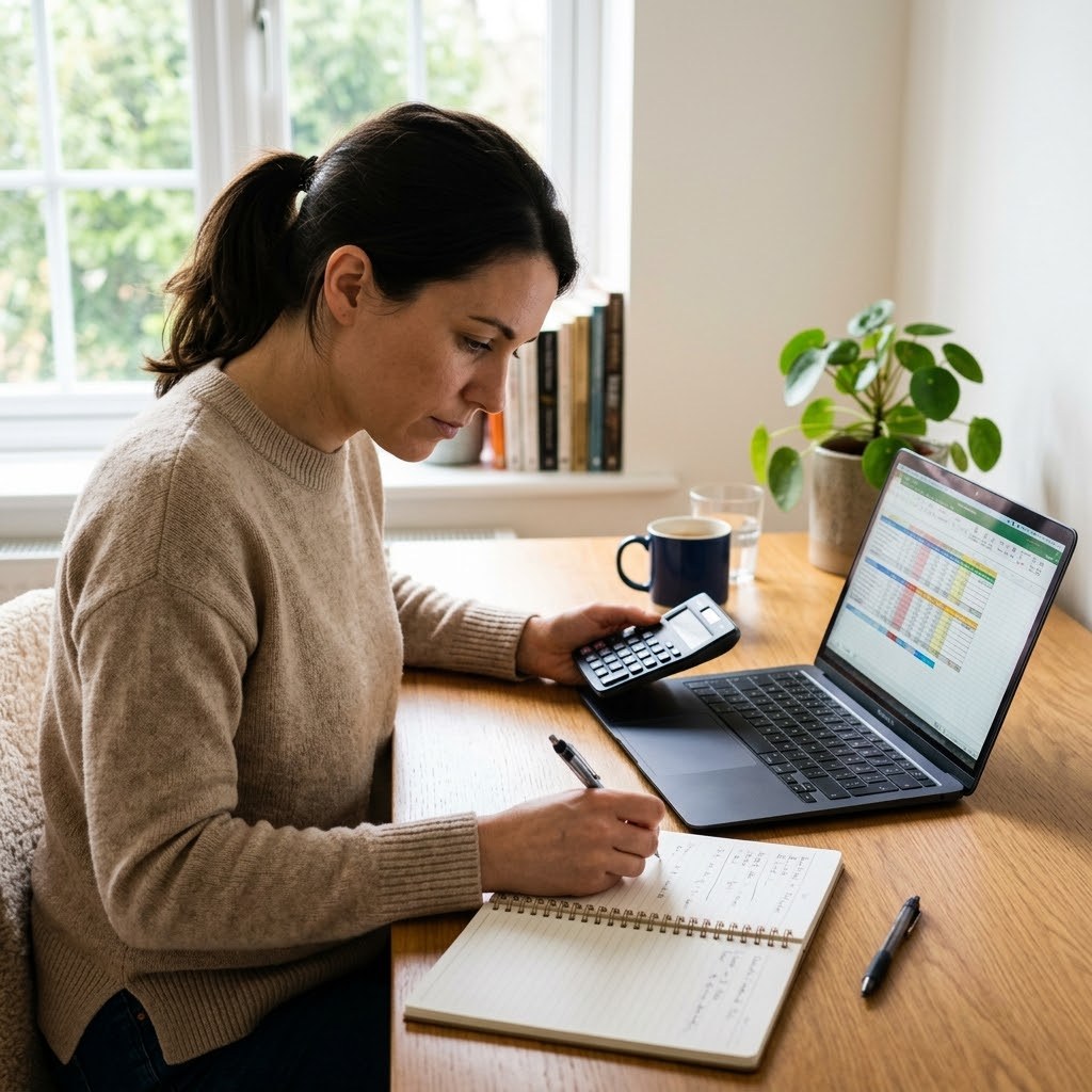 Calculating earnings per hour from reward offers on paper